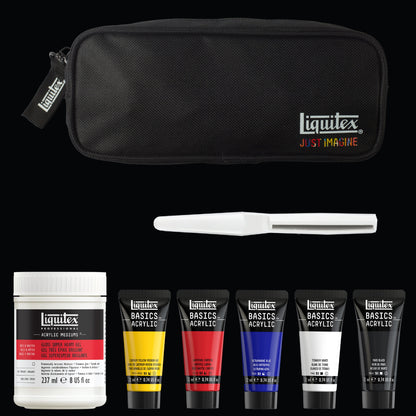 Liquitex What Would You Create BASICS Set - 3D Painting, set contents