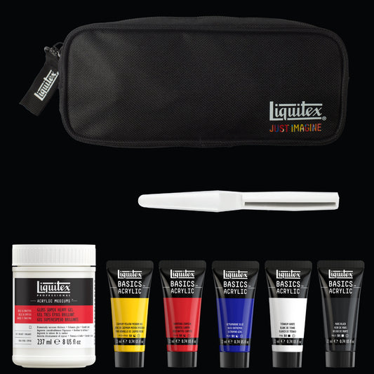Liquitex What Would You Create BASICS Set - 3D Painting, set contents