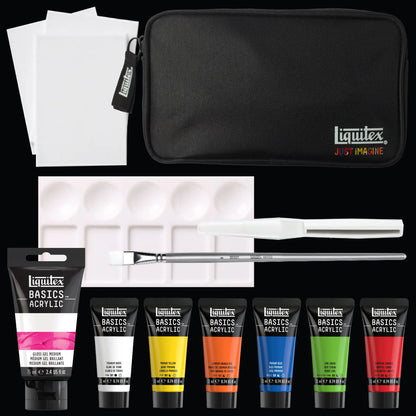 Liquitex What Would You Create BASICS Set - Creator's Set, set contents