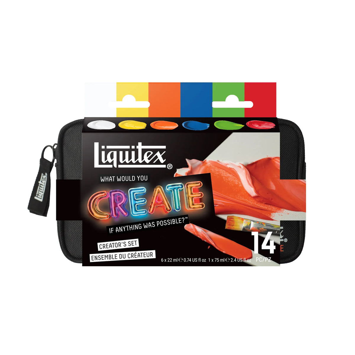 Liquitex What Would You Create BASICS Set - Creator's Set, front of package