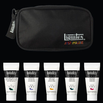 Liquitex What Would You Create Heavy Body Set - Gem Theory, set contents