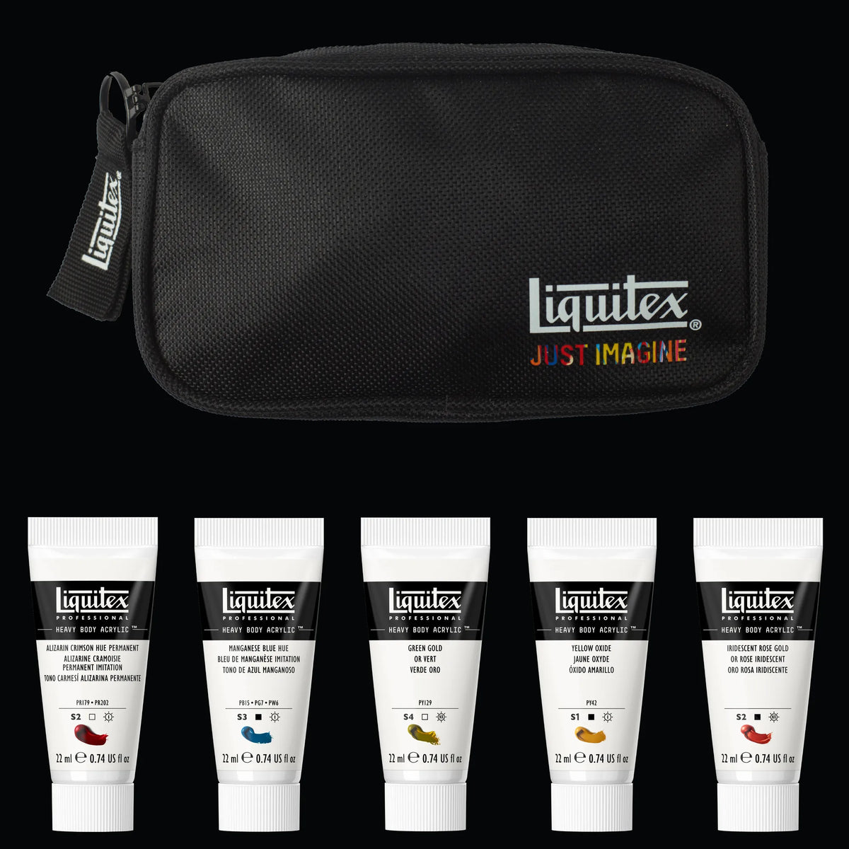 Liquitex What Would You Create Heavy Body Set - Retro Luxe, set contents