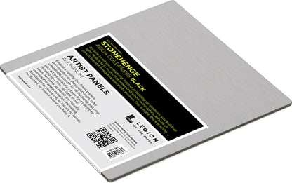 Panneaux d'artiste en aluminium Stonehenge Aqua Black 15,2 cm x 15,2 cm