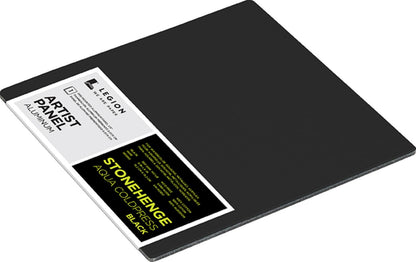 Panneaux d'artiste en aluminium Stonehenge Aqua Black 15,2 cm x 15,2 cm