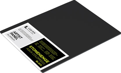 Panneaux d'artiste en aluminium noir Stonehenge Aqua 8" x 10"