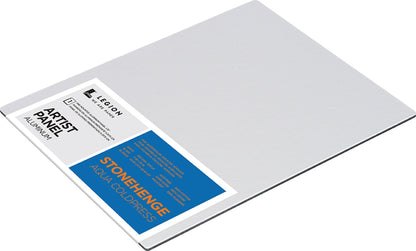 Panneau en aluminium blanc Stonehenge Aqua Cold Press 20,3 x 25,4 cm