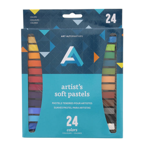 Art Alternatives Artist's Soft Pastels Assorted Set of 24 Clearance