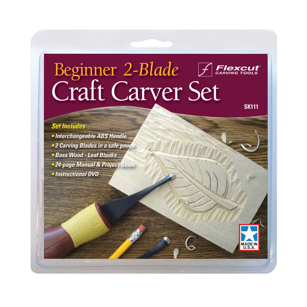 Flexcut Beginner 2-Blade Craft Carver Set of 7
