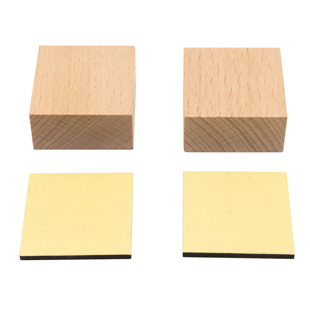 Rico Design DIY Wooden Stamp Blocks - Pack of 2 (Have to be returned)