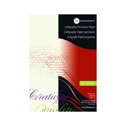Manuscript Parchment Paper - Pack of 36 Sheets