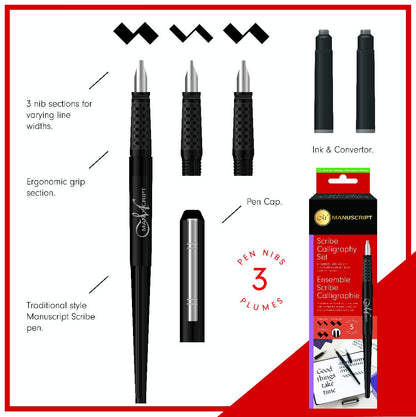 Manuscript Scribe Calligraphy Set