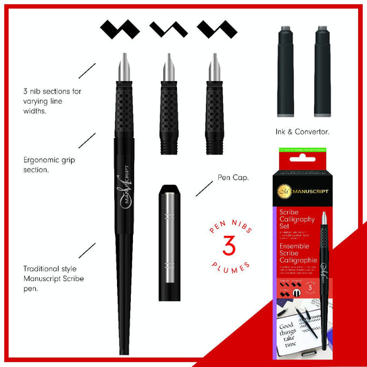 Manuscript Scribe Calligraphy Set