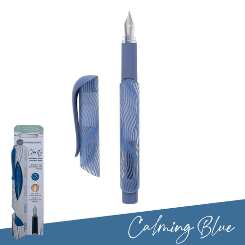 Manuscript Clarity Fountain Pen - Calming Blue
