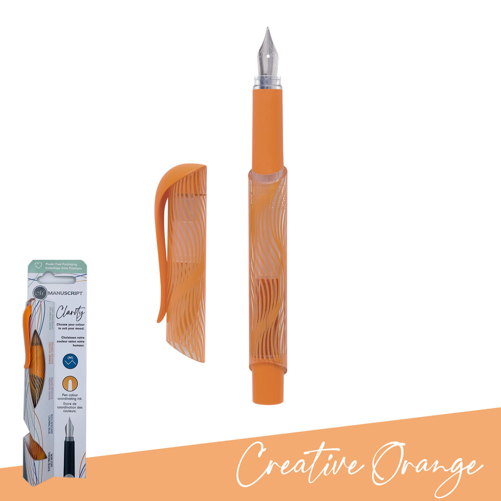 Manuscript Clarity Fountain Pen -  Creative Orange