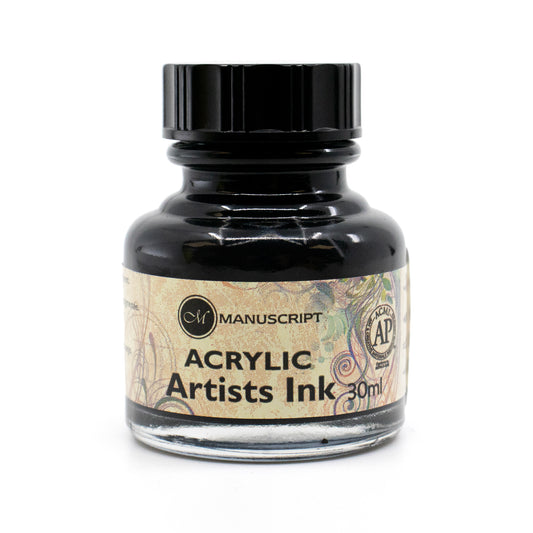 Manuscript Black Acrylic Ink 30 ml