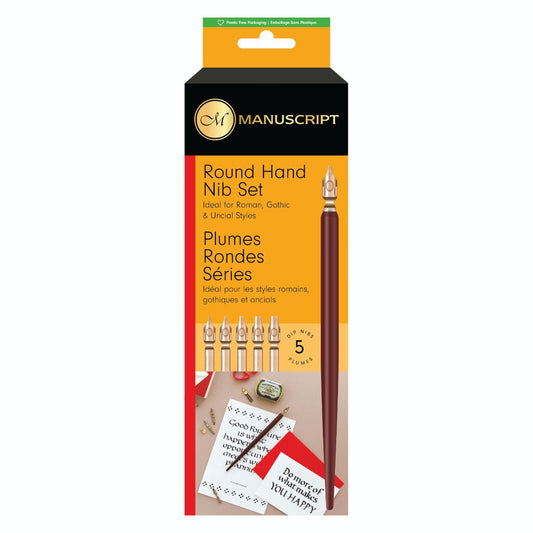 Manuscript Leonardt Round Hand Set