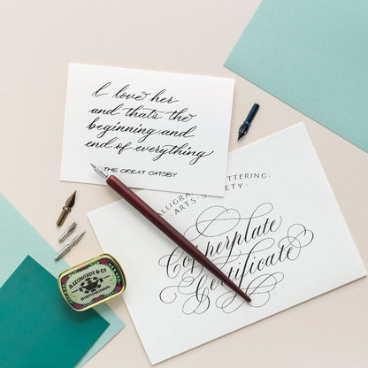 Manuscript Leonardt Copperplate & Shadow