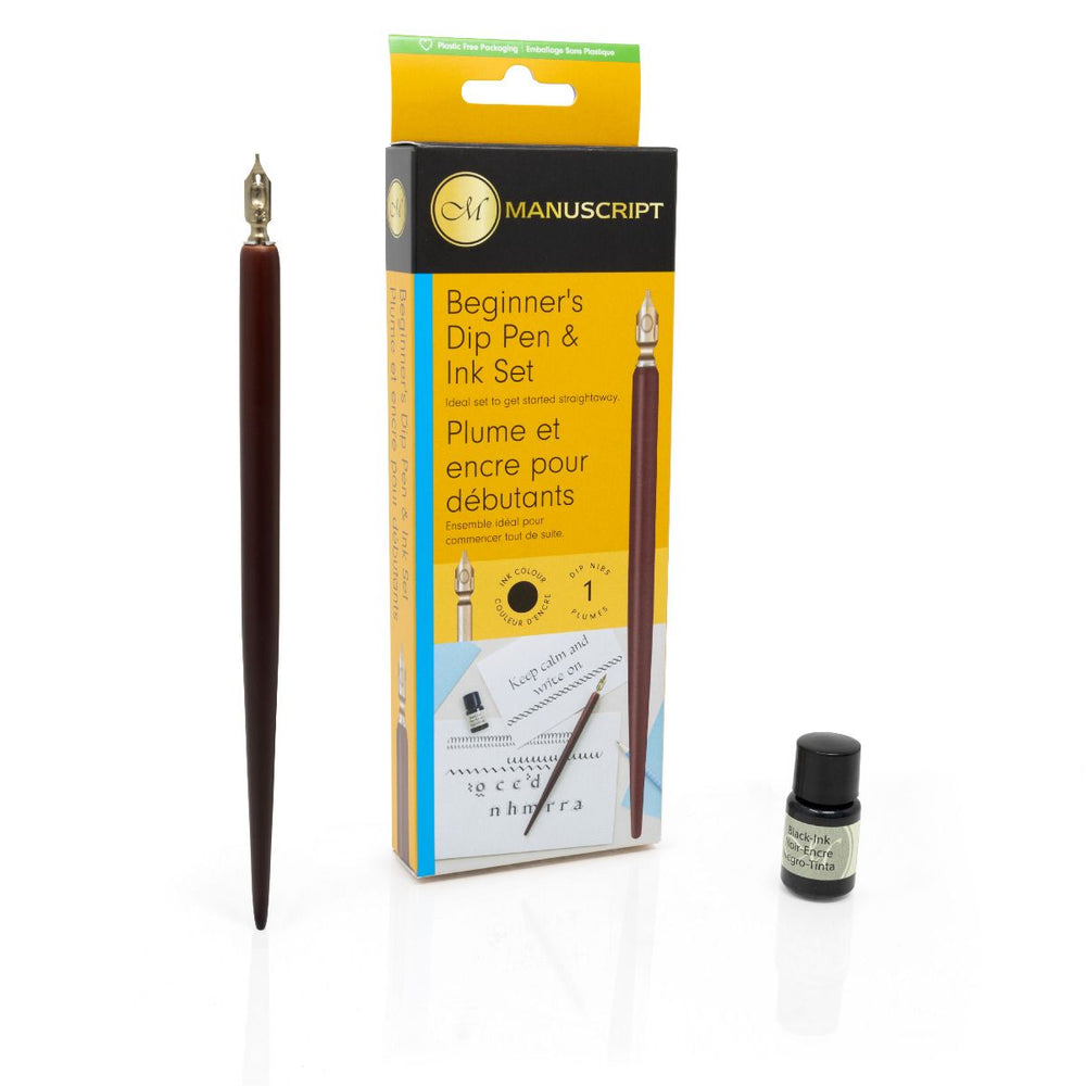 Manuscript Beginner's Dip Pen & Ink Set