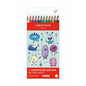 Caran d'Ache Kawaii Swisscolor Watercolour Pencil Set of 12 - Funny Monsters, front of box