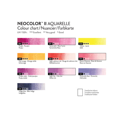 Caran d'Ache Neocolor II - 50 Years Pop Set of 10