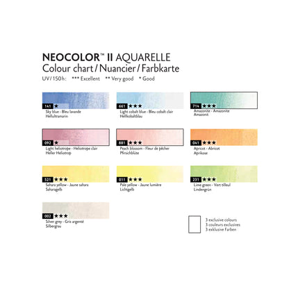 Caran d'Ache Neocolor II - 50 Years Pastel Set of 10