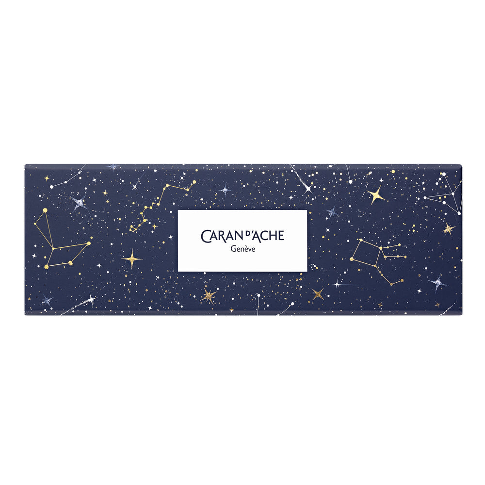 Caran d'Ache Cosmic Blue Edition Metallic Coloured Pencil Set of 10