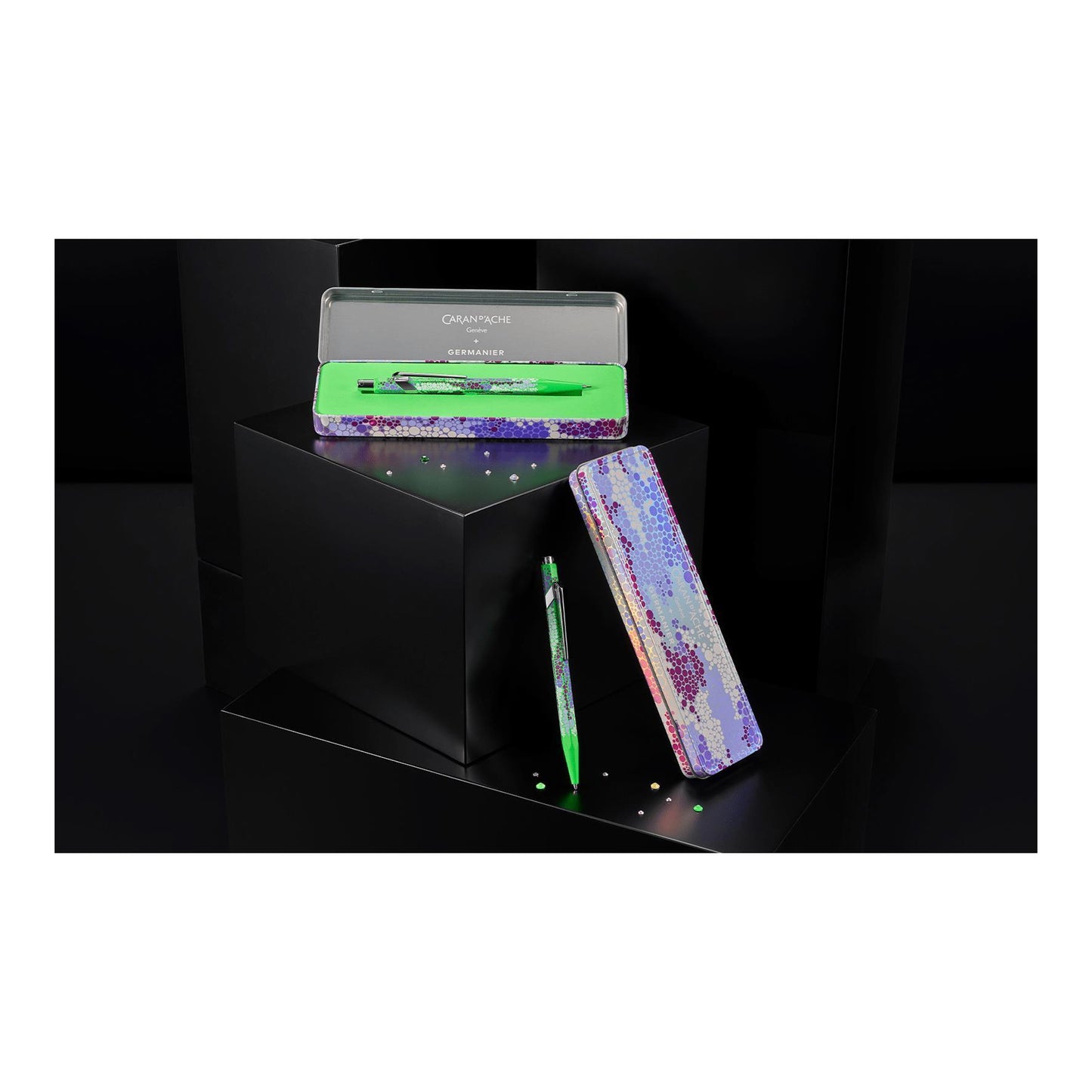 Caran d'Ache 849 Germanier Edition Mechanical Pencil - Neon Green