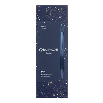 Caran d'Ache Cosmic Blue Edition 849 Ballpoint Pen - Dark Blue