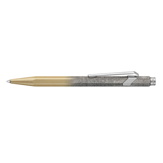 Caran d'Ache Cosmic Blue Edition 849 Ballpoint Pen - Gold