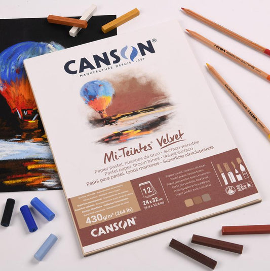 Canson Mi-Teintes Velvet pastel paper