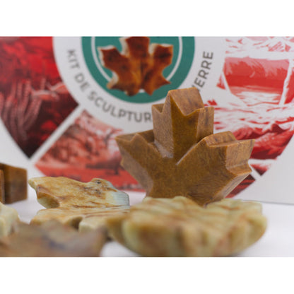 Studiostone Creative Soapstone Carving Kit - Maple Leaf