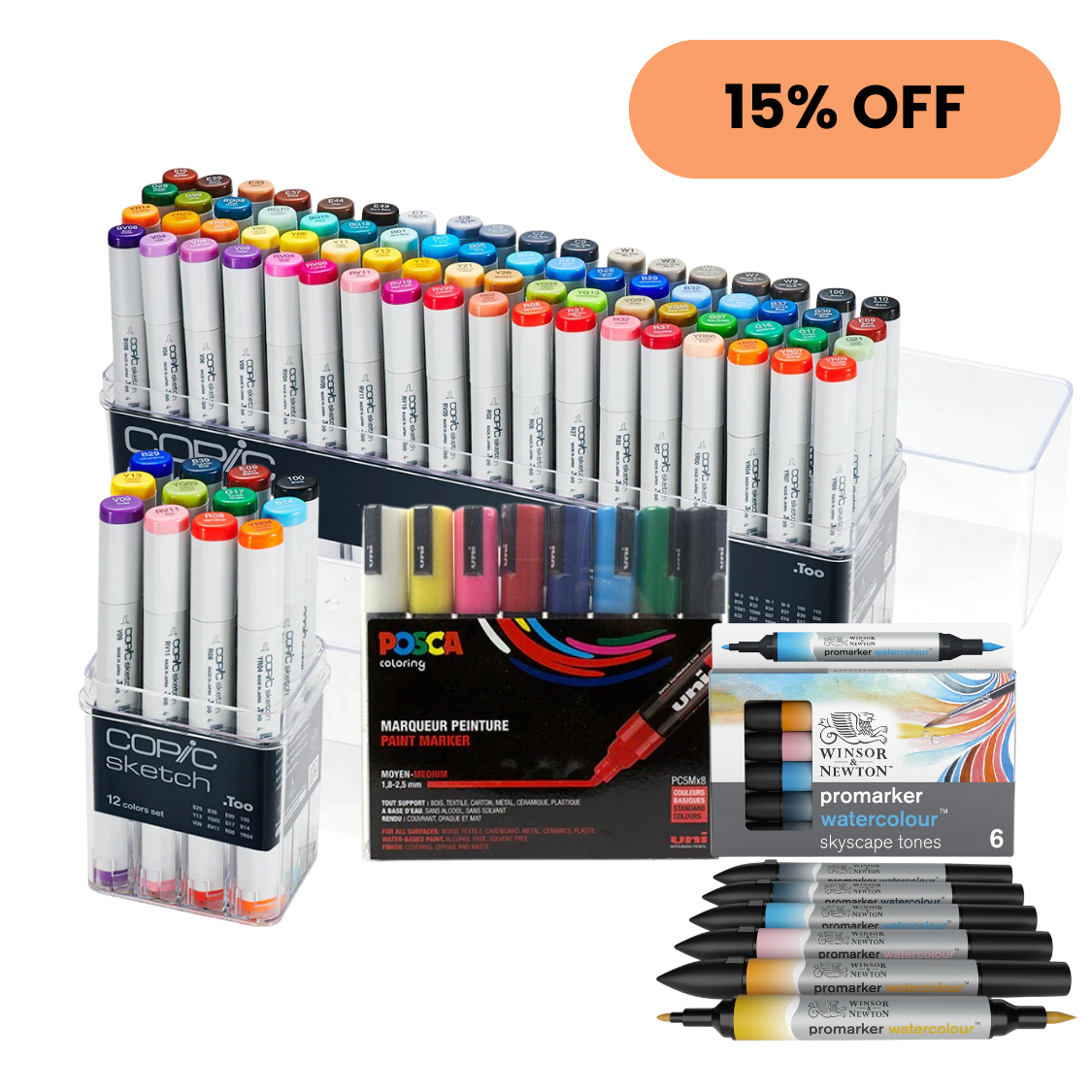 da Vinci COLINEO 4037 Acrylic & Oil Brush Set of 3