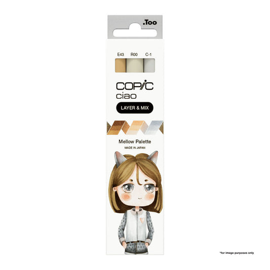 Copic Ciao Layer & Mix Set of 3 - Mellow Palette