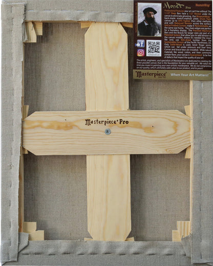 Masterpiece Monet Pro Mono Lake Pre-Stretched Canvas (Raw 6.9oz Belgian Linen)