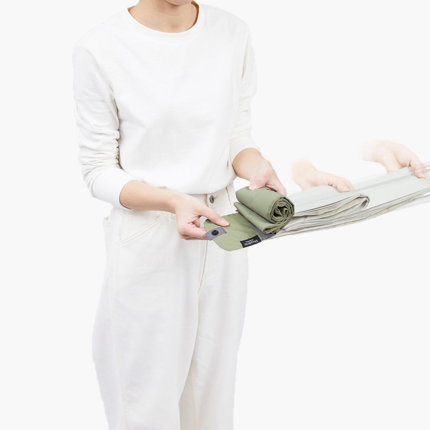 Shupatto Compact Large - Mori (Sage Green)