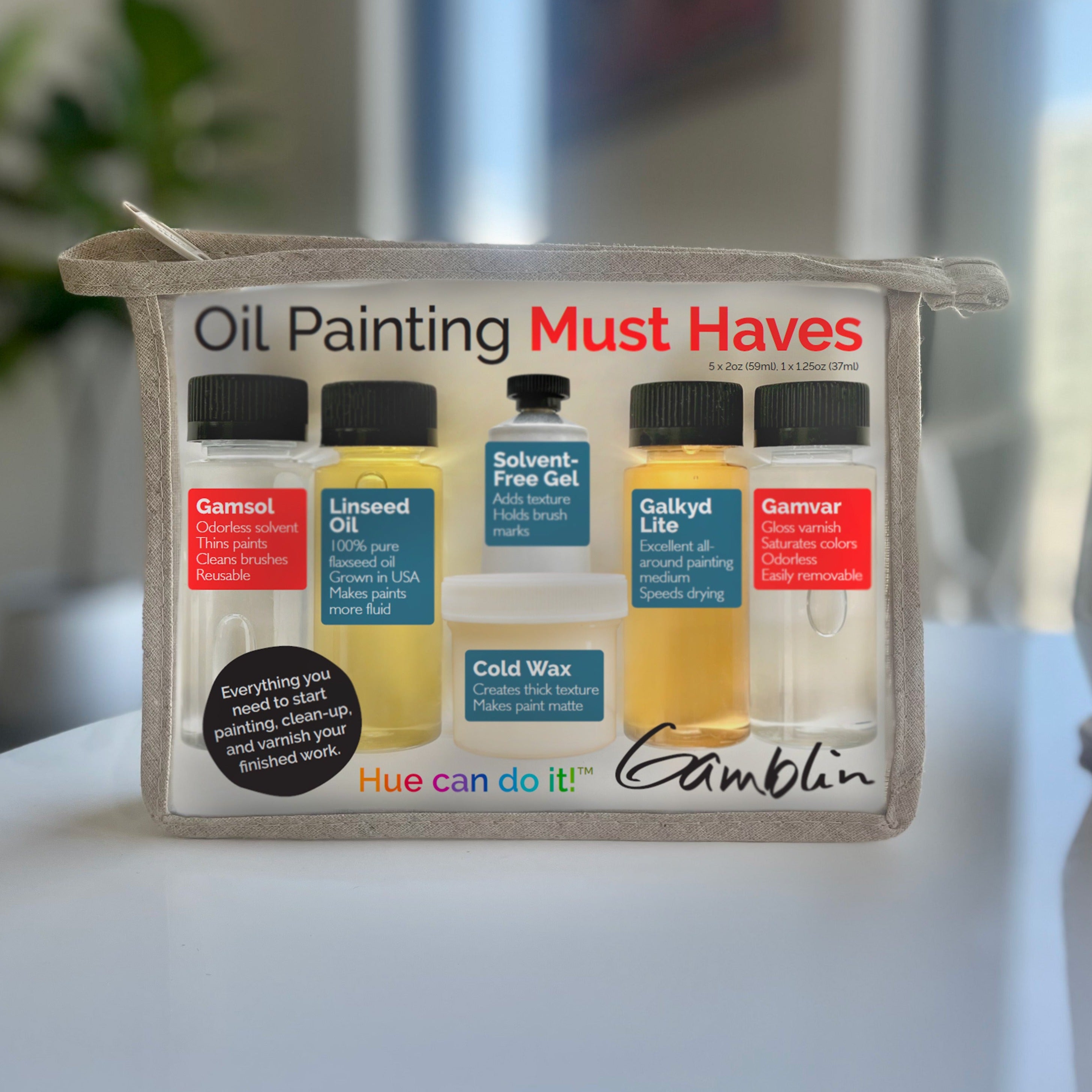 Gamblin Oil Painting Must Haves Medium Set