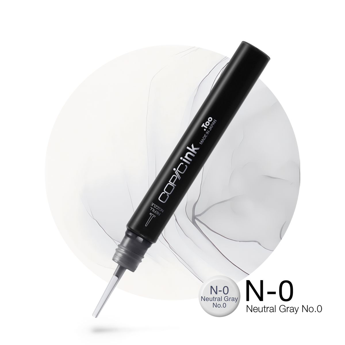 Copic Ink refill 12ml – N0 Neutral Gray #0