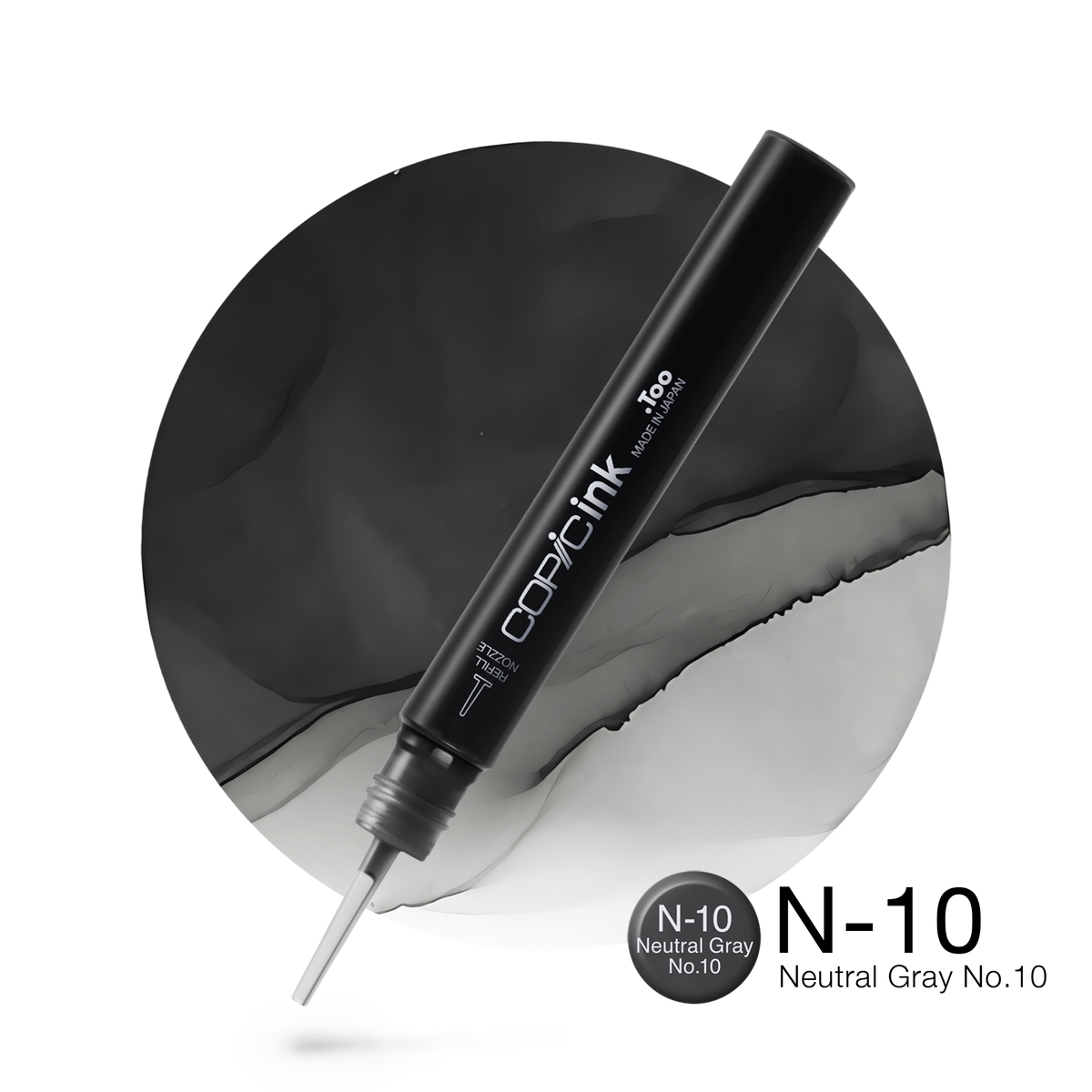 Copic Ink refill 12ml – N10 Neutral Gray #10