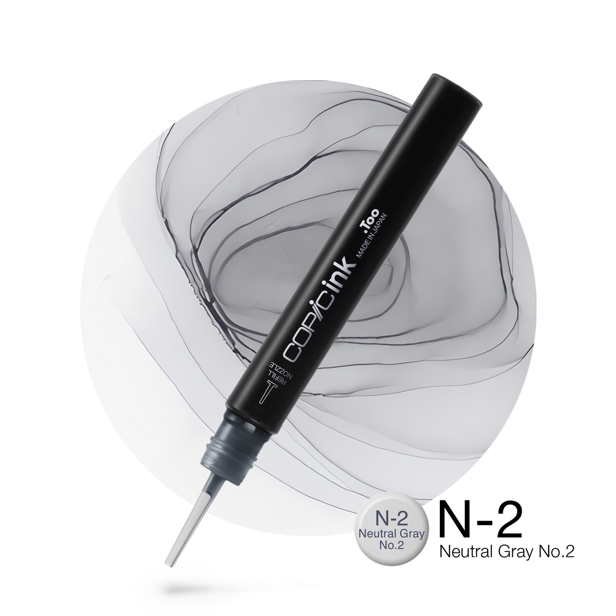 Copic Ink refill 12ml – N2 Neutral Gray #2