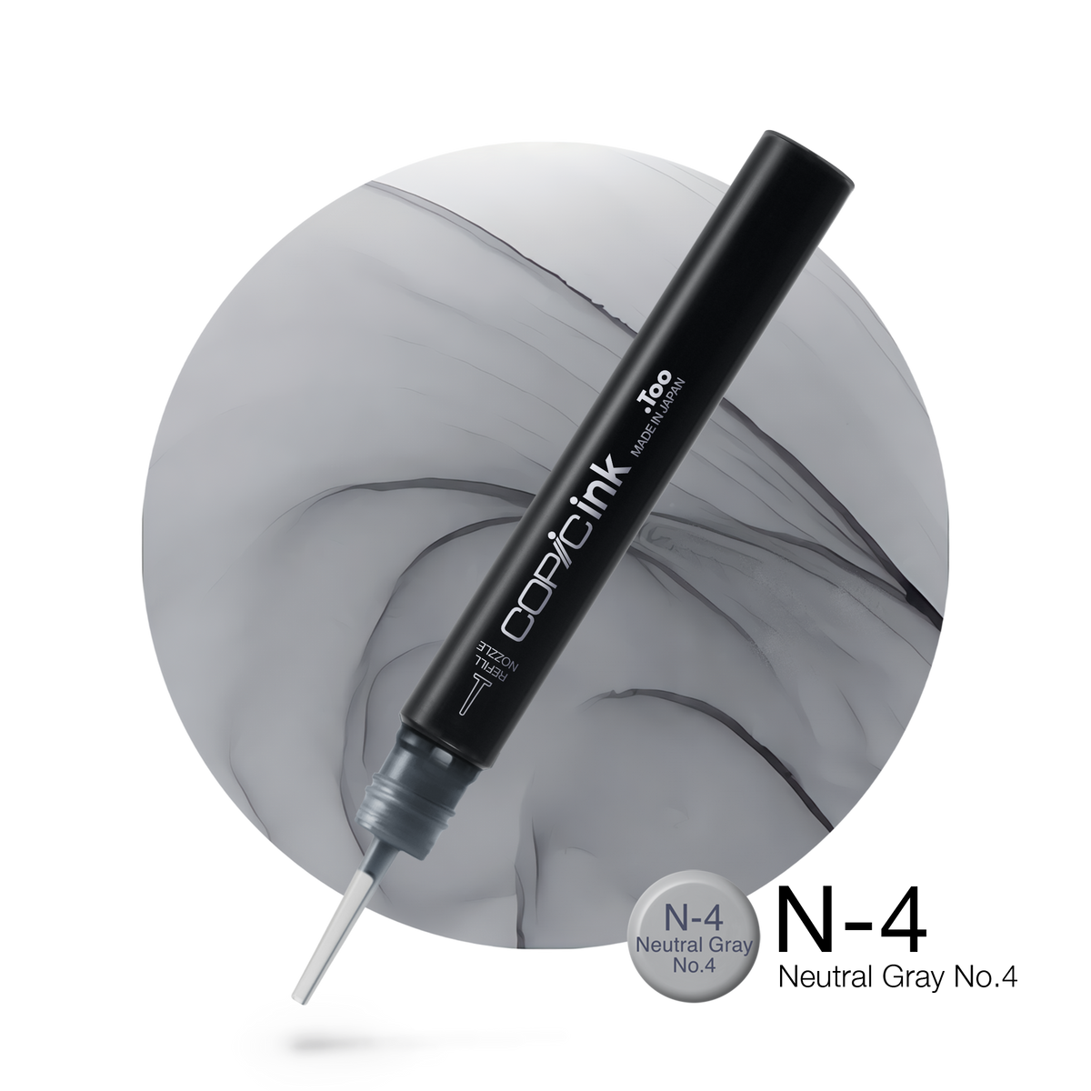 Copic Ink refill 12ml – N4 Neutral Gray #4