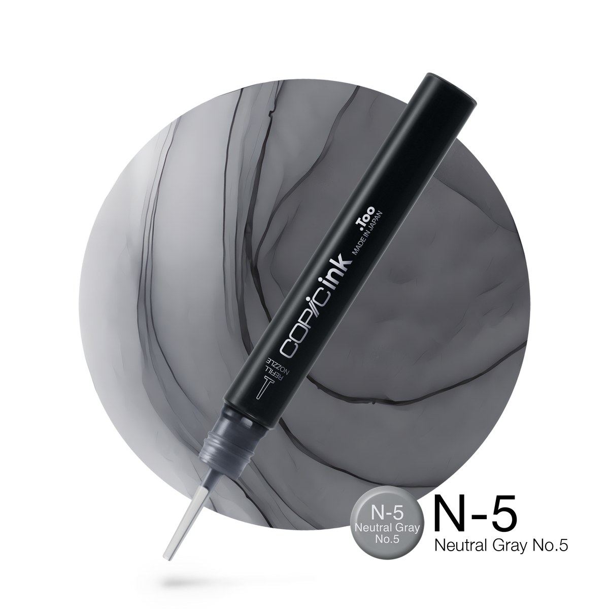 Copic Ink refill 12ml – N5 Neutral Gray #5
