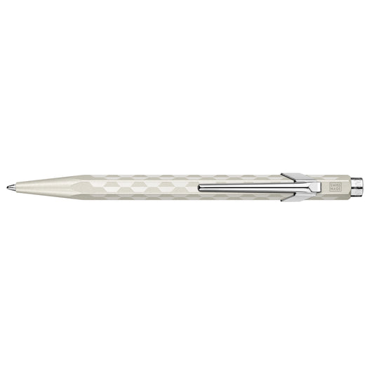 Caran d'Ache Alpine Frost 849™ Ballpoint Pen - White (black ink)