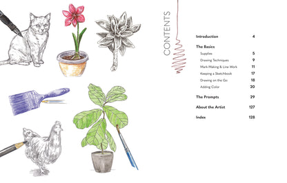 Pocket Prompts Drawing; Tips & Techniques to Inspire Your Practice by Chelsea Ward