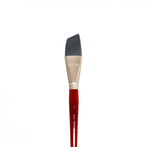 Opus Denman Acrylic Brushes Short Handle - Angle