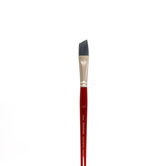 Opus Denman Acrylic Brushes Short Handle - Angle
