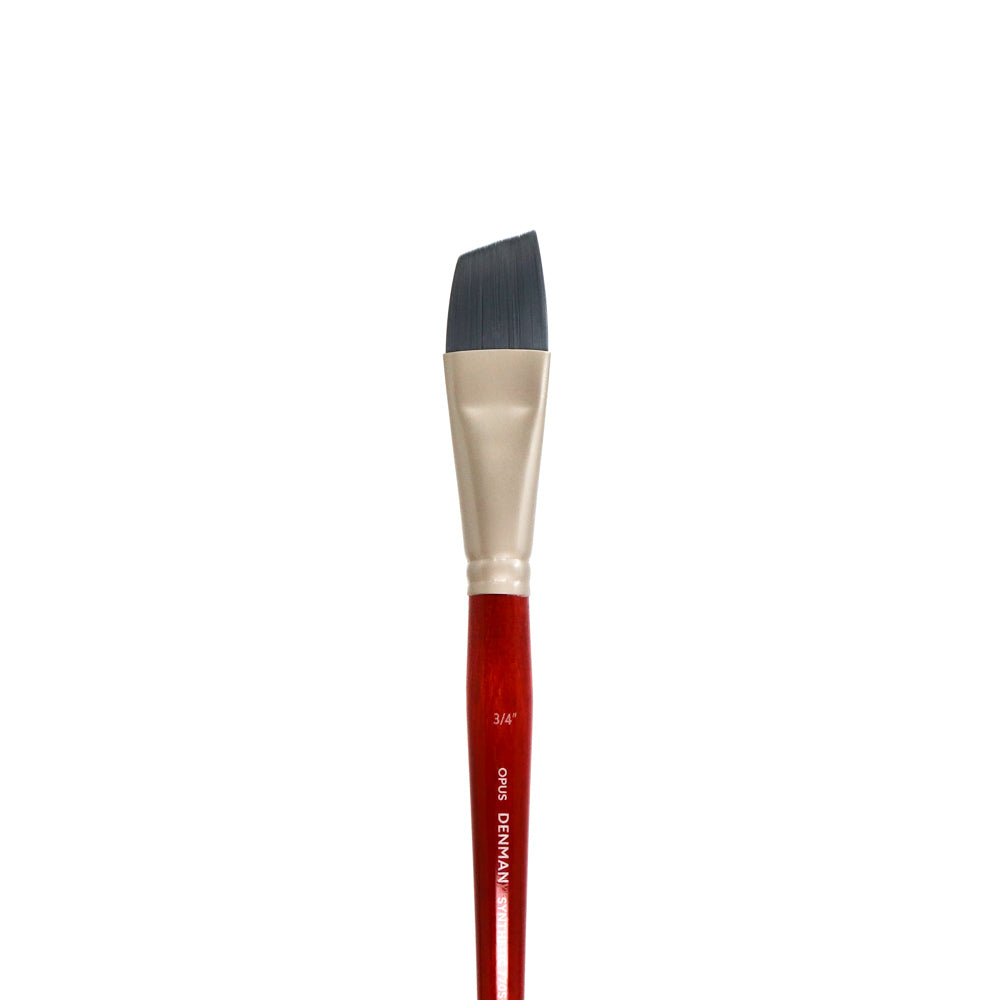 Opus Denman Acrylic Brushes Short Handle - Angle