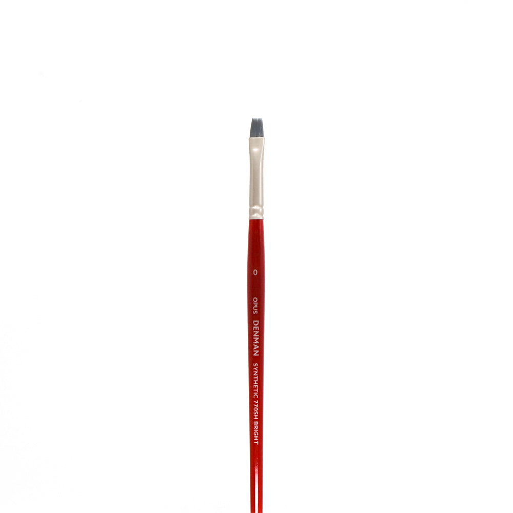 Opus Denman Acrylic Brushes Short Handle - Bright