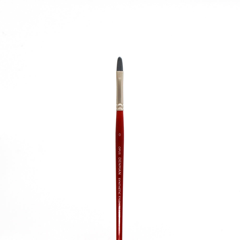 Opus Denman Acrylic Brushes Short Handle - Filbert