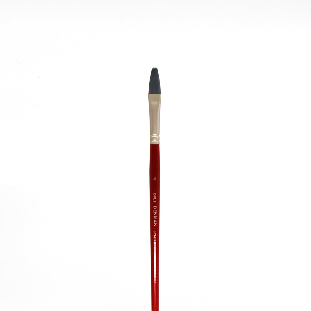 Opus Denman Acrylic Brushes Short Handle - Filbert