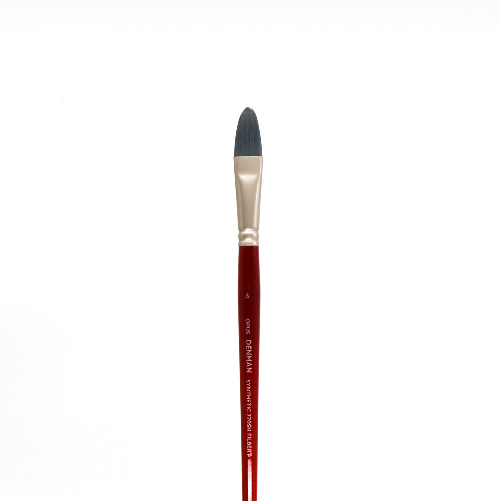 Opus Denman Acrylic Brushes Short Handle - Filbert